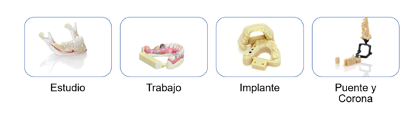 Aplicaciones de modelos dentales impresos en 3D